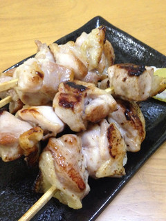 A picture of Salted Grilled Chicken Yakitori.