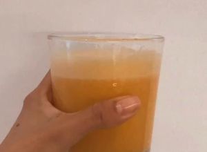 Foto de Sumo de Laranja e Maçã