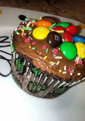 A picture of Chocolate cupcakes.