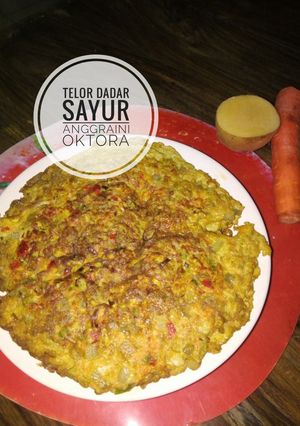 Foto resep Telor Dadar Sayur #PekanInspirasi