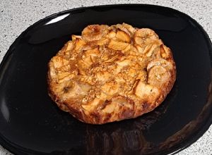 Une photo de Gateau léger aux pommes et flocon d'avoine