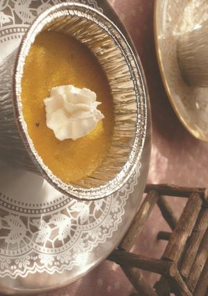 A picture of Rich Kabocha Squash Puddings.