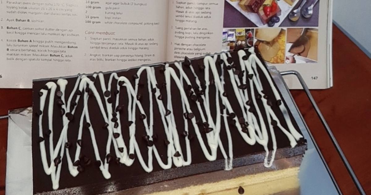 Resep Chocolate coffee pudding cake oleh Aurora Cookpad