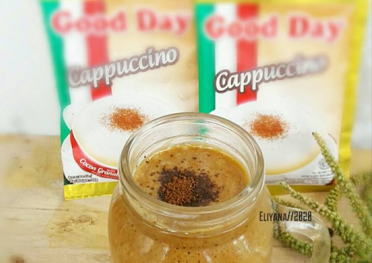 Dalgona coffee with brown sugar