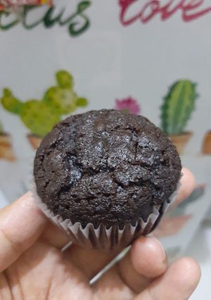 Foto resep Chocolate custard muffin