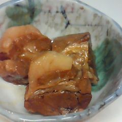 Stewed Pork Loin Blocks A picture of Stewed Pork Loin Blocks.