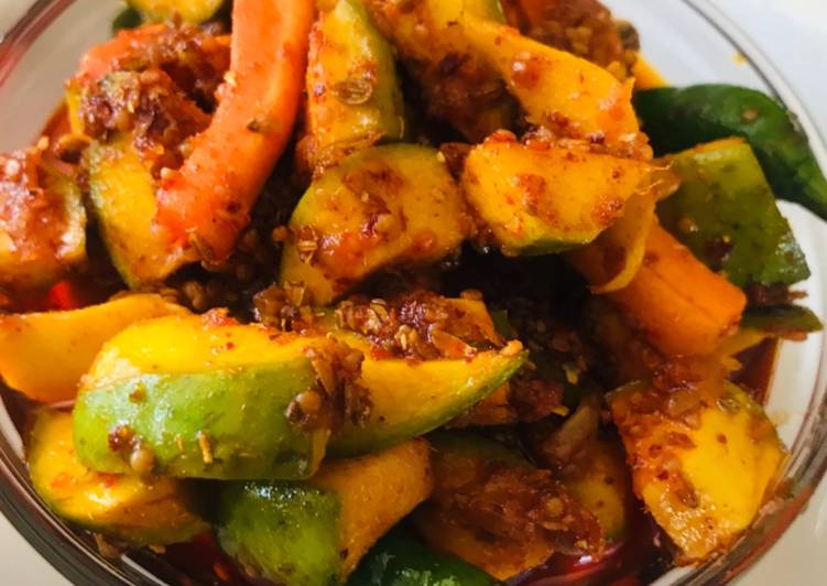 Recipe of Award-winning Whosayna’s Mango and Carrot Pickle