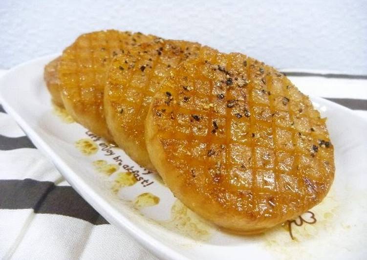 Recipe of Super Quick Homemade Delicious Daikon Radish Steak