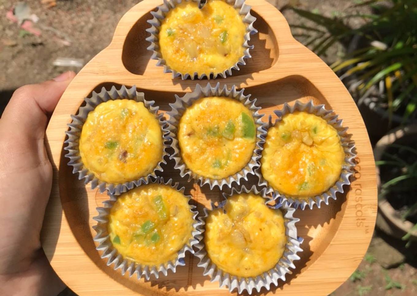 Muffin telur memang sedap