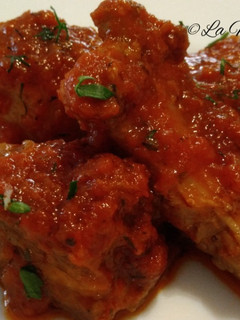 Una foto de Costillas de cerdo al brandy