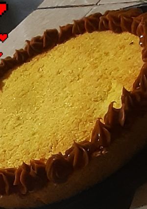 Una foto de Tarta de dulce de leche y coco ❤