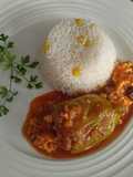 Caiguas "caihuas" rellenas con carne