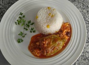 Una foto de Caiguas "caihuas" rellenas con carne