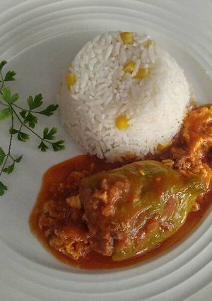 Una foto de Caiguas "caihuas" rellenas con carne