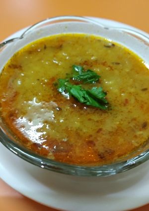 A picture of Masoor Dal Tadka.
