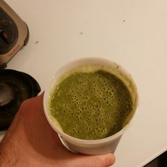 A picture of Strawberry Banana Green Smoothie.