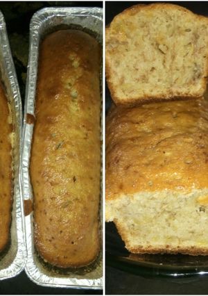 Una foto de Budín de banana