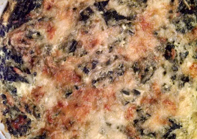 Spinach and Two Cheese Bake