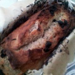 Less Sweet Banana Chocolate Bread/Cake A picture of Less Sweet Banana Chocolate Bread/Cake.