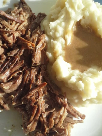 Easy Steps to Prepare 3 ingredient Pot Roast and Gravy the So Delicious Can spoil the tongue