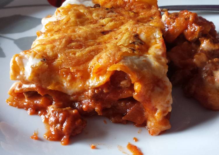 Easy lasagne