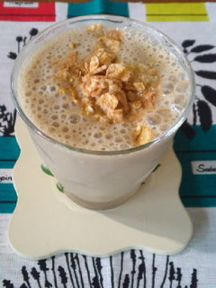 A picture of Soy Milk Banana Coffee Smoothie.