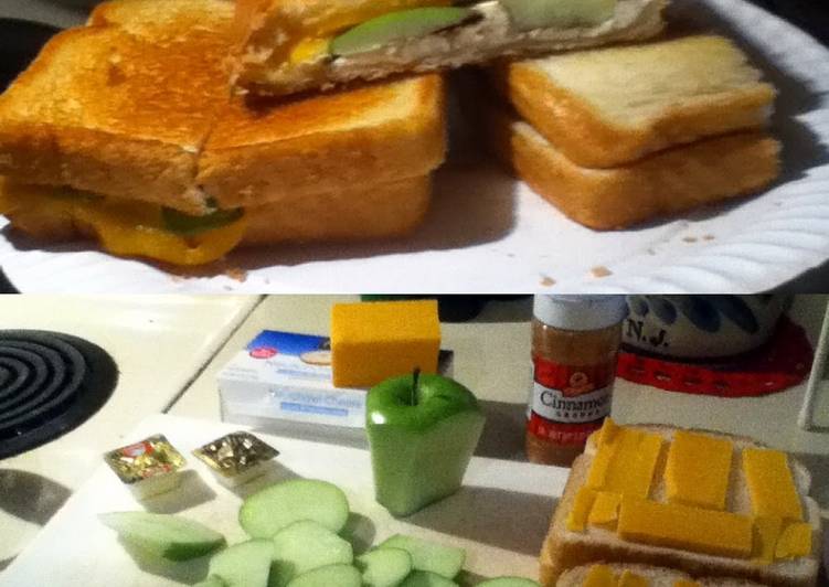 Simple Way to Prepare Apple Pie Grilled Cheese in 33 Minutes for Family