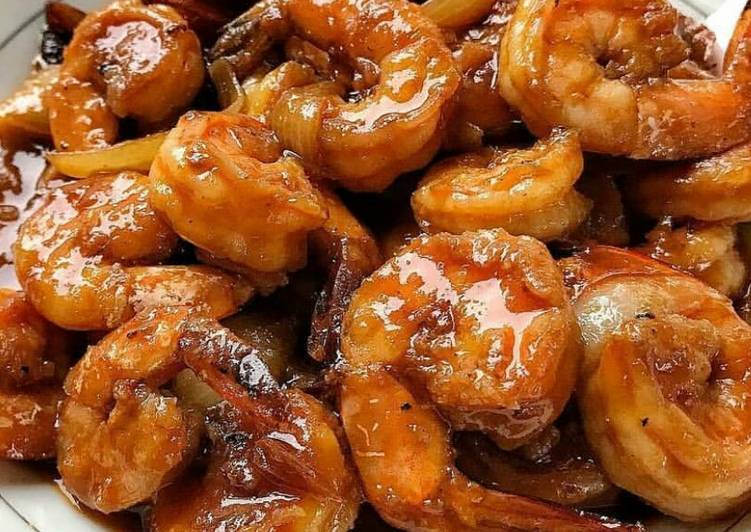 Cara Gampang Membuat Udang pedas asam manis, Lezat Sekali