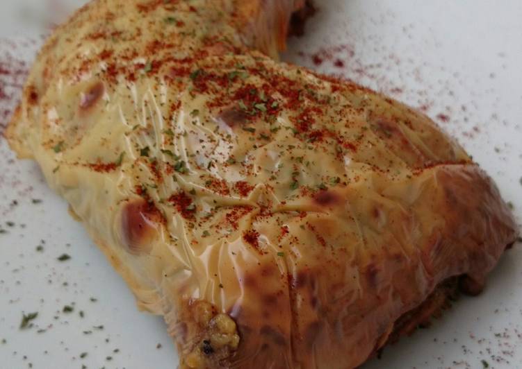 Steps to Make Appetizing Baked Morrocan Spiced Chicken with Cheese