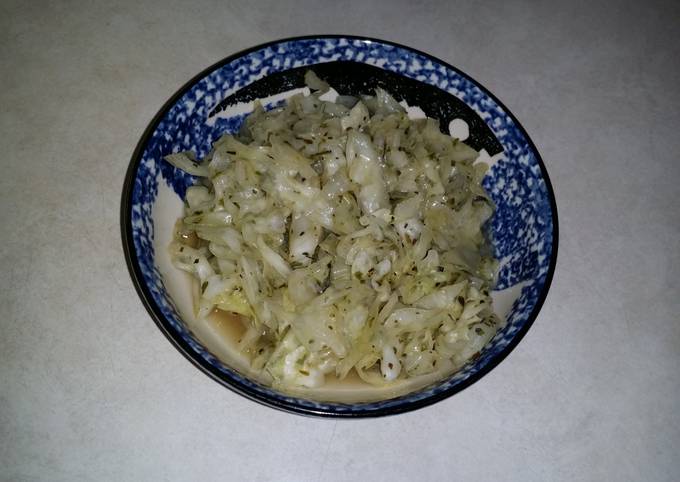 Greek Seasoned Cabbage (Lactose Free)