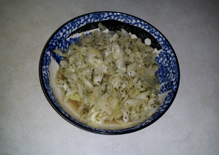 Greek Seasoned Cabbage (Lactose Free)