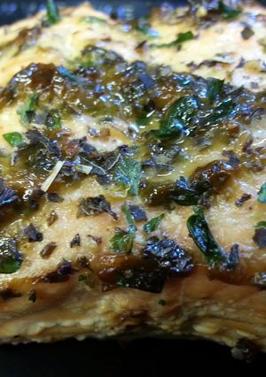 A picture of Easy Basil Salmon.