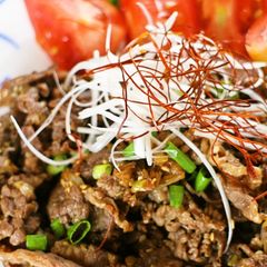 A picture of Goes Great with Rice! Super Easy Spicy Beef Fry.