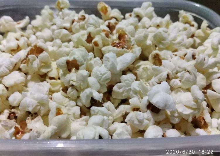 makanan Popcorn asin gurih Anti Gosong yang Lezat Sekali