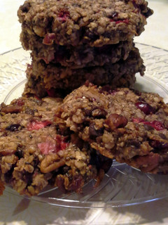 A picture of Strawberry Breakfast Cookies.