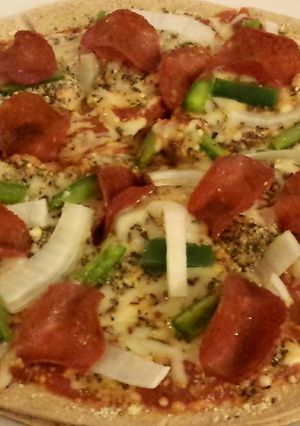A picture of Tortilla Pizza.