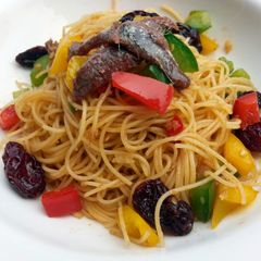 A picture of Anchovies Angel Hair.