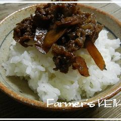 A picture of Simmered Beef and Burdock Root (Shigure-ni).