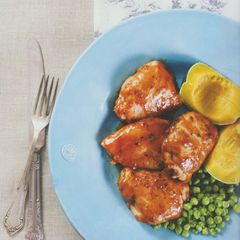A picture of Oven-Baked Sweet and Sour Chicken.