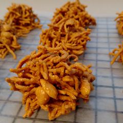 A picture of Haystacks.