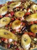 Vickys Breakfast Baked Fruity Oats, GF DF EF SF NF