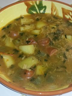 A picture of Rice and Potato Soup.