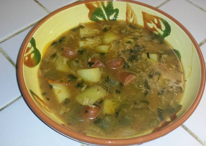 Recipe of Homemade Rice and Potato Soup