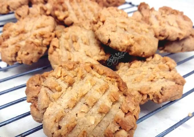 Steps to Prepare Quick Crunchy PB Cookies