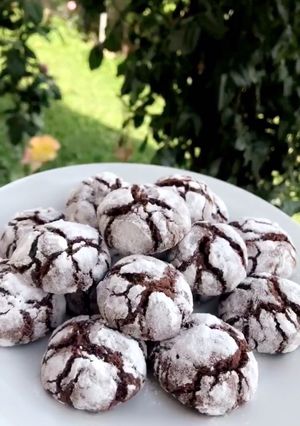 O poză a rețetei Chocolate Crinkles🍪🍫.