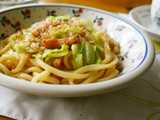 cabbage yaki udon