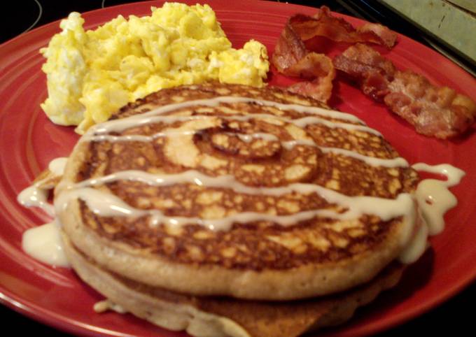 Simple Way to Prepare Super Quick Homemade Sunshine's pecan cinnamon pancakes