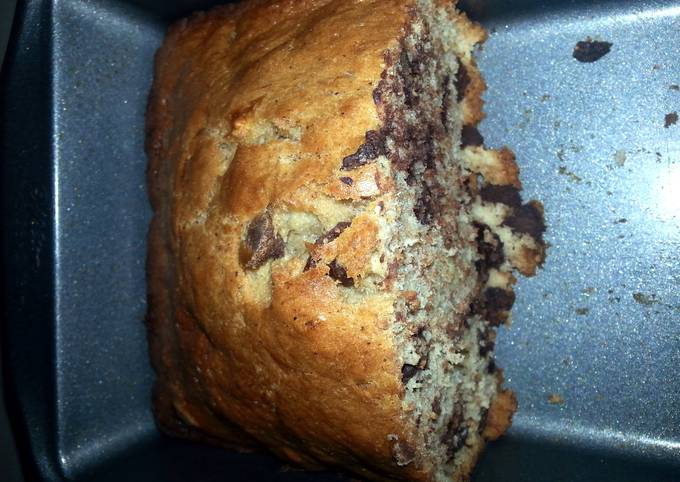 Steps to Make Favorite Banana Bread W/ Chocolate Chips Or Blueberries