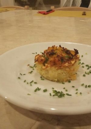 Foto di Cestini di patate con zucca e salciccia