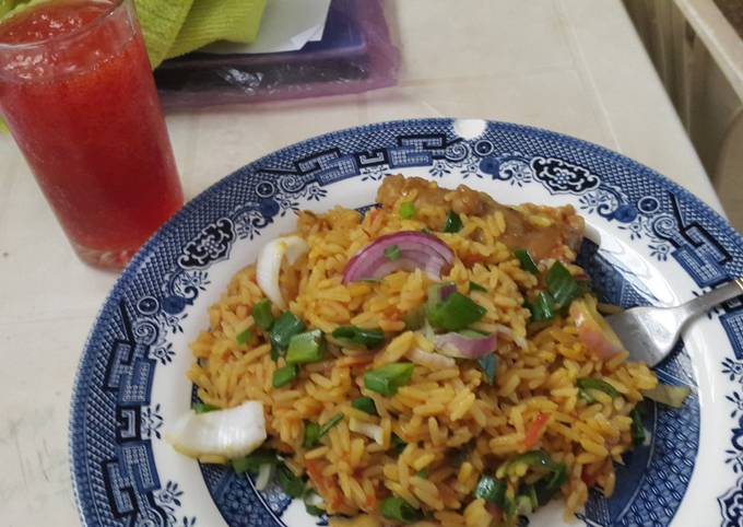 African Palm oil Jollof rice